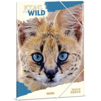 Ars Una: Icons of the wild Szervál mintás gumis mappa A/4 kép