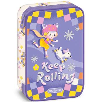 Ars Una: Keep Rolling többszintes tolltartó 15,5x22,5x4,5cm