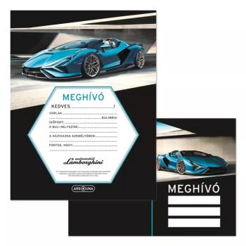 Ars Una: Lamborghini 10db-os meghívó szett borítékkal kép