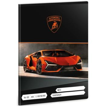 Ars Una: Lamborghini 2. osztályos vonalas füzet A/5 16-32 kép