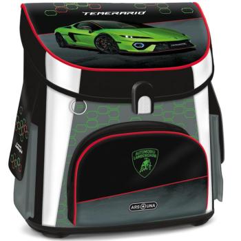 Ars Una: Lamborghini mintás ergonomikus mágneszáras iskolatáska, hátizsák 33x41x24cm kép