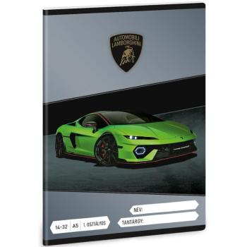 Ars Una: Lamborghini Temerario A/5 1.osztályos vonalas füzet 14-32 kép