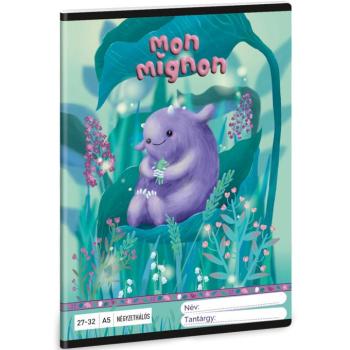 Ars Una: Mon Mignon mintás kockás füzet A/5 27-32 kép