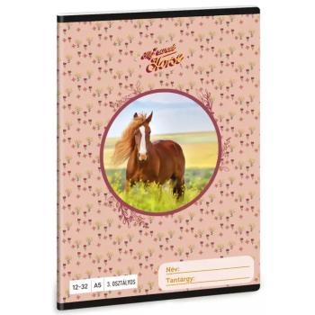 Ars Una: My sweet Horse lovas 3.osztályos vonalas füzet A/5 kép