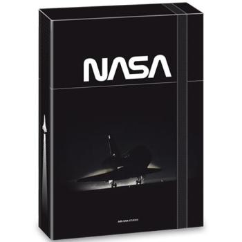 Ars Una: NASA fekete gumis füzetbox A/4-es