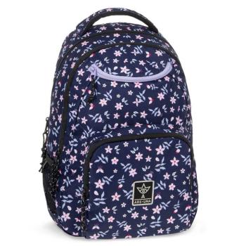 Ars Una: Navy bloom AU-6 iskolatáska, hátizsák 34x45x26cm kép