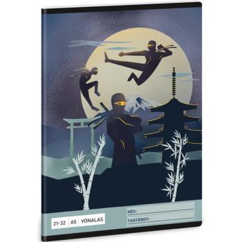 Ars Una: Ninjas in the dark vonalas füzet A/5 21-32 kép