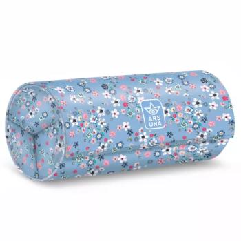 Ars Una: Pearl Blossom Blue virágos feltekerhető tolltartó 20x9x9cm kép