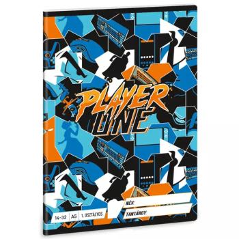 Ars Una: Player One 1.osztályos vonalas füzet A/5