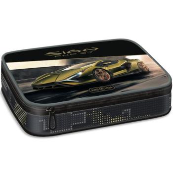 Ars Una: Sárga Lamborghini többszintes tolltartó 15,5x22,5x4,5cm kép