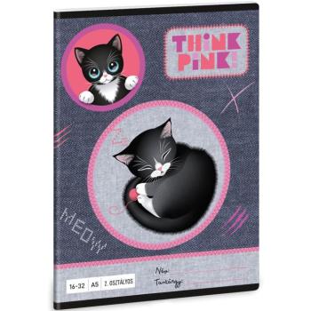 Ars Una: Think Pink 2.osztályos vonalas füzet A/5 16-32 kép