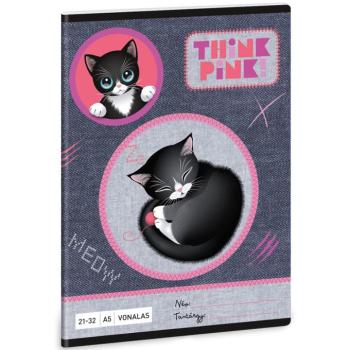 Ars Una: Think Pink A/5 vonalas füzet 21-32 kép