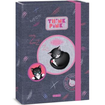 Ars Una: Think Pink cuki cicás füzetbox A/4 kép
