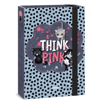 Ars Una: Think Pink gumis füzetbox A/4-es kép