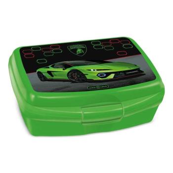 Ars Una: Zöld Lamborghini uzsonnás doboz 16,5x6x13,5cm kép