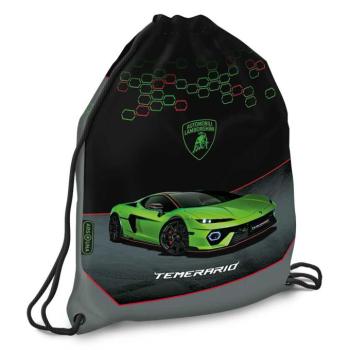 Ars Una: Zöld Lamborghinis tornazsák, sportzsák 32x42cm kép
