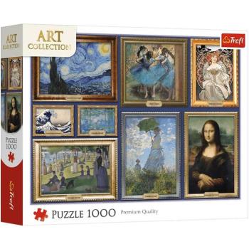 Art Collection: Művészeti remekművek gyűjteménye 1000db-os puzzle - Trefl kép