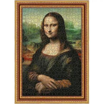 ArtFrame: Leonardo Da Vinci - Mona Lisa 500db-os puzzle kerettel - Trefl kép