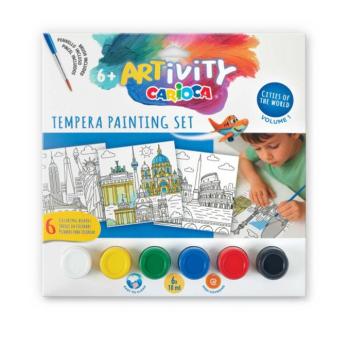ARTivity Tempera festőkészlet 6x10ml temperával - Amerika - Carioca kép