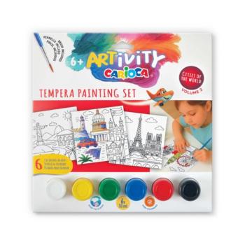 ARTivity Tempera festőkészlet 6x10ml temperával - Európa - Carioca kép