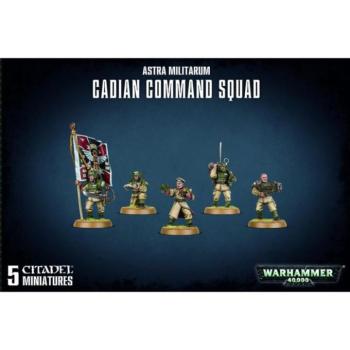 Astra Militarum: Cadian Command Squad minifigurák kép