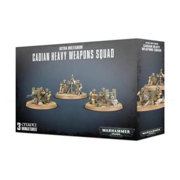 Astra Militarum: Cadian Heavy Weapon Squad minifigurák kép