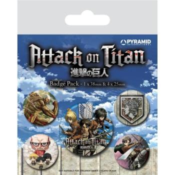 Attack on Titan (S3) - Táska kitűző szett kép