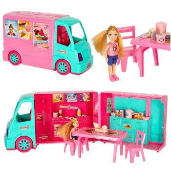 Baba autó kempingautó food truck szett 21 darabos