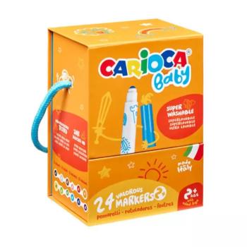 Baby 24db-os lemosható filctoll szett - Carioca kép