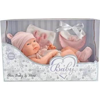 Baby So Lovely: Újszülött játékbaba kiegészítőkkel - 38 cm kép