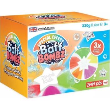 Baff Bombz: Szivárvány színű mega fürdőbomba szett - Csillag alakú, 3 db-os kép