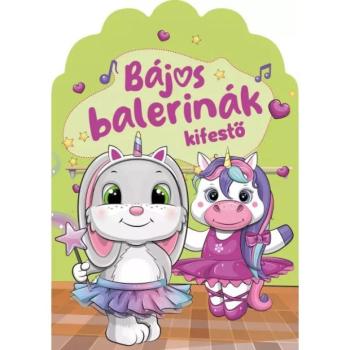 Bájos balerinák kifestő kép