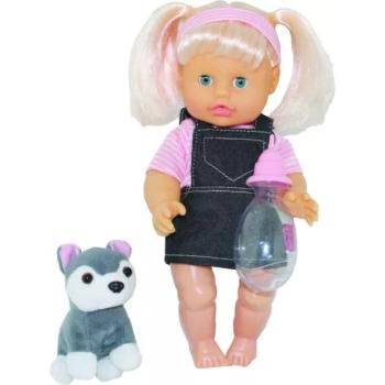 Bambolina: Nena játékbaba kutyával - 36 cm kép