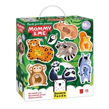 Banana Panda: Első óriás kirakóm - állatok és kicsinyeik