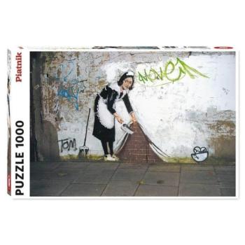 Banksy - Szobalány puzzle kép