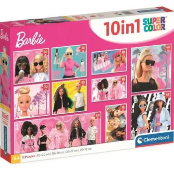 Barbie 10az1-ben puzzle szett - Clementoni kép