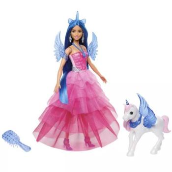 Barbie: Zafír pegazus hercegnő baba kiegészítőkkel - Mattel kép