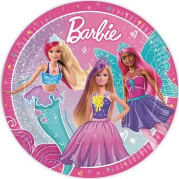 Barbie 8db-os papírtányér szett 23cm-es kép
