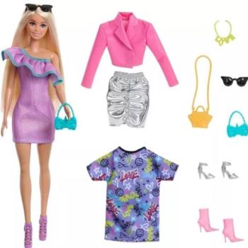 Barbie: Barbie divatos ruhákkal és kiegészítőkkel kép