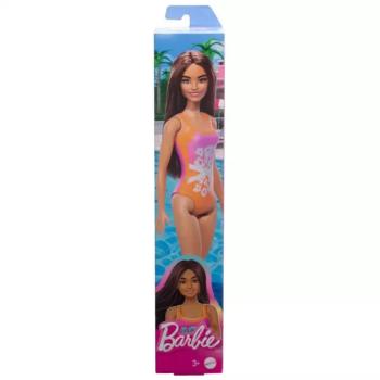 Barbie Beach baba színes, virágos mintás fürdőruhában - Mattel kép