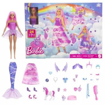 Barbie Dreamtopia Adventi naptár 24 meglepetéssel - Mattel kép
