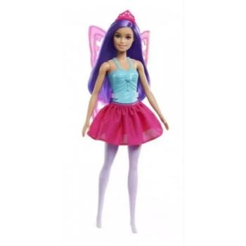 Barbie: Dreamtopia tündérbalerina baba - lila hajú kép