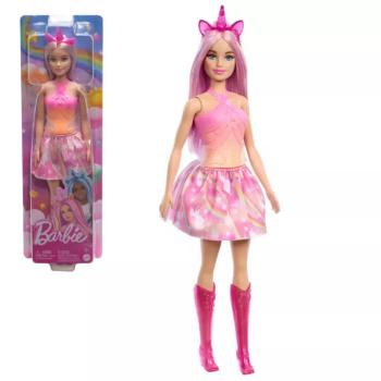 Barbie Dreamtopia: Unikornis baba rózsaszín ruhában - Mattel kép