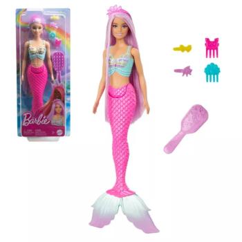 Barbie Dreamtopia: Varázslatos frizura sellő baba 2024 - Mattel kép