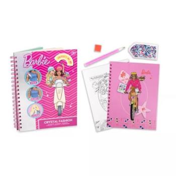 Barbie kreatív kristály divatkönyv