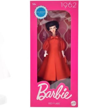 Barbie Red Flare 1962 gyűjtői baba 15cm kép