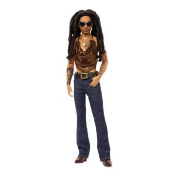 Barbie Signature: Lenny Kravitz prémium gyűjtői Ken baba kép