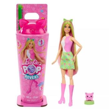 Barbie: Slime Reveal Állati Buli - Cica játékszett – Mattel kép