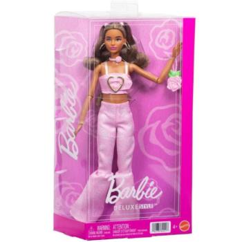 Barbie: Trendi barátnők baba rózsamintás ruhaszettben - Mattel kép