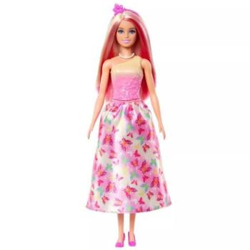 Barbie Dreamtopia: Hercegnő baba rózsaszín pillangós ruhában - Mattel kép